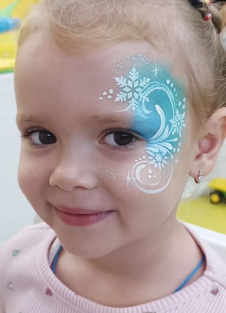 Glitter face paint