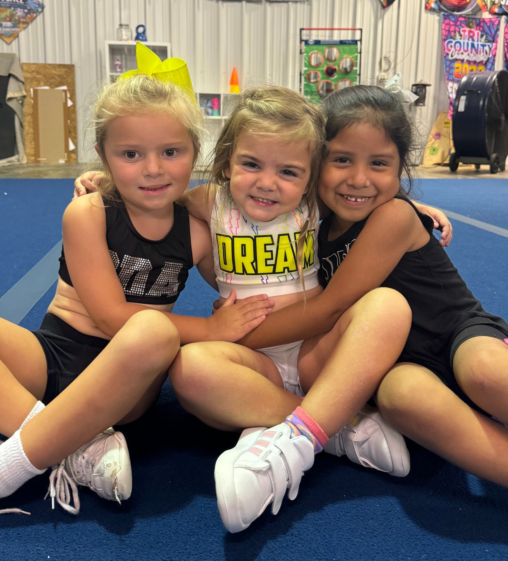 Recreational tumbling and cheer classes
